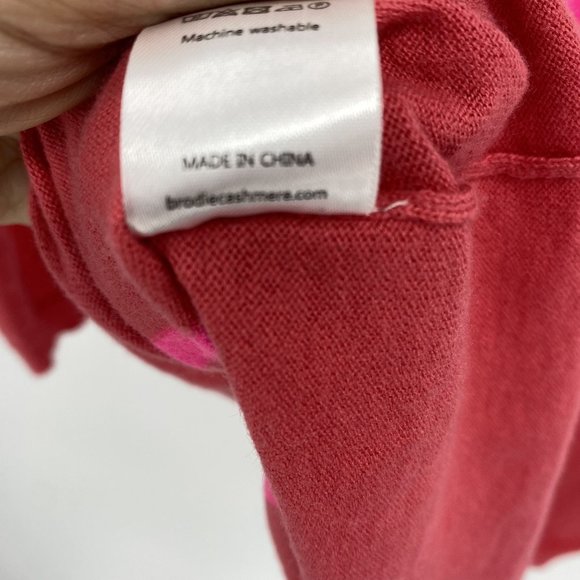 Whisper By Brodie Pink Striped Sweater Small - Picture 7 of 10